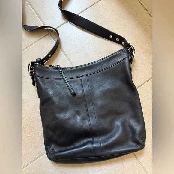 Vintage Coach Black Leather 9188 - Picture 1 of 7